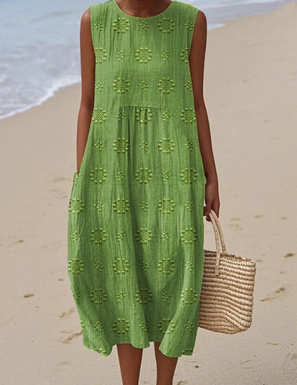 Isla Everyday Midi Dress, front view