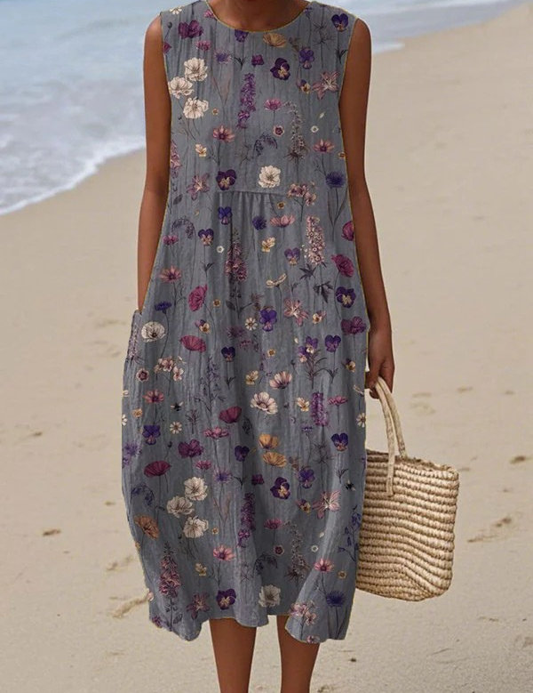 Sera Everyday Midi Dress, front view