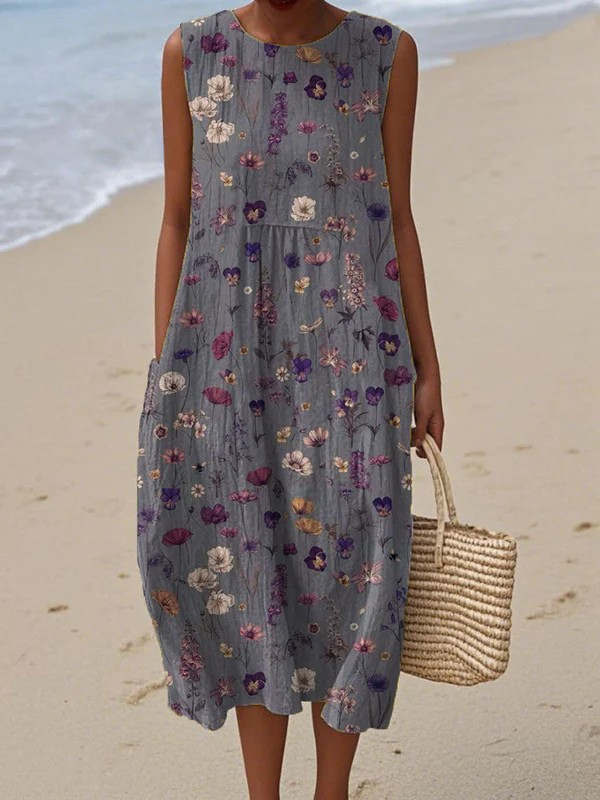 Sera Everyday Midi Dress, front view