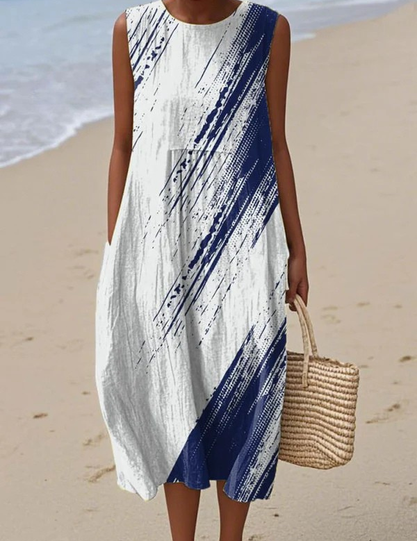 Elena Everyday Midi Dress, front view