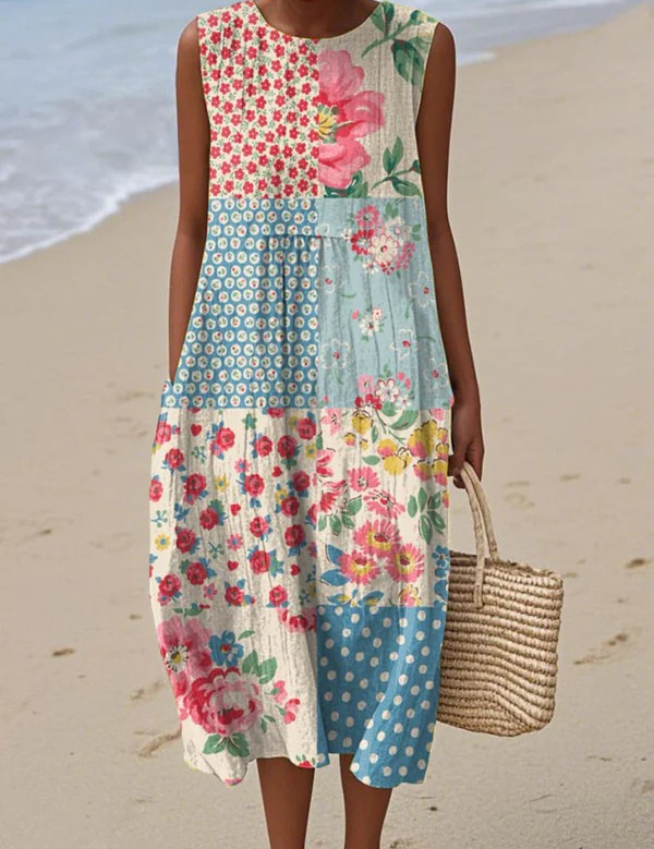 Mira Everyday Midi Dress, front view
