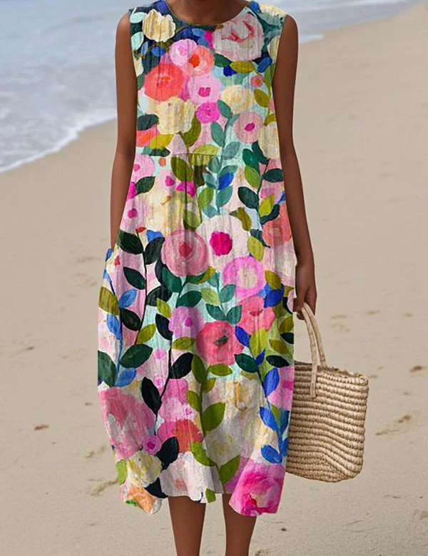 Noa Everyday Midi Dress, front view