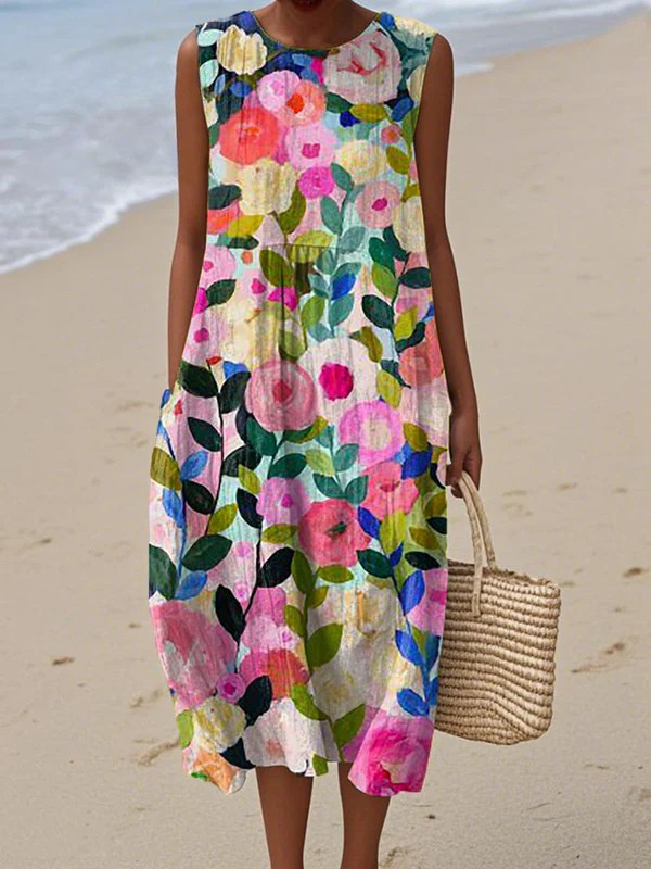 Noa Everyday Midi Dress, front view