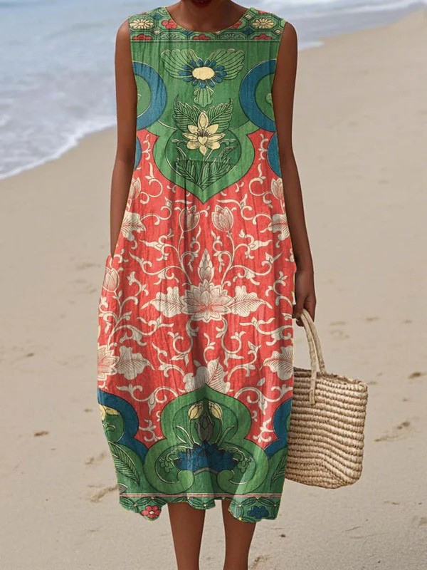 Amara Everyday Midi Dress, front view