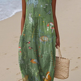 Lila Everyday Midi Dress, front view