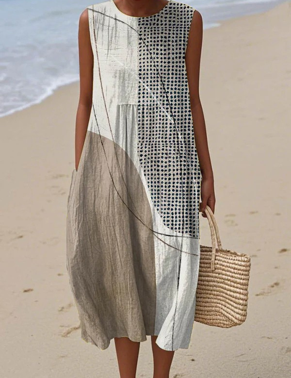 Nova Everyday Midi Dress, front view