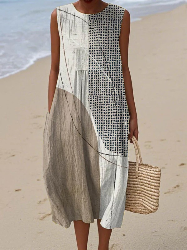 Nova Everyday Midi Dress, front view