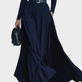 Evangeline | Knitted Maxi Dress with High Neck