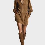 Hermione | Roll Neck Mini Dress