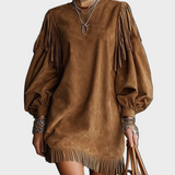 Meredith | Vintage Mini Dress with Sleeves