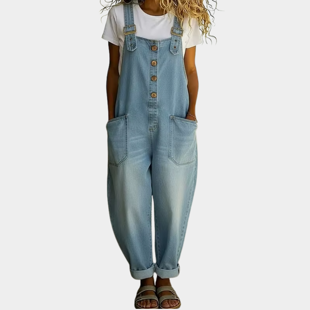 Layla Vintage Soft Cotton Denim-Look Set
