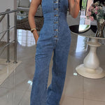 Ada Effortless Denim Jumpsuit - view 2
