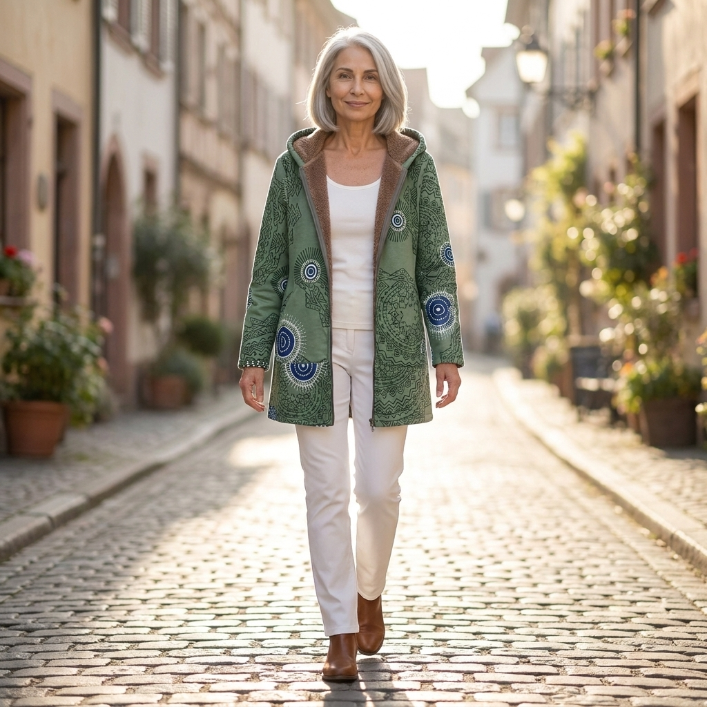 Alva Elegant Mid-Season Coat - view 4