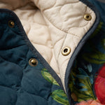 Audrey Vintage Floral Print Quilted Jacket - view 5