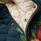 Audrey Vintage Floral Print Quilted Jacket - view 5
