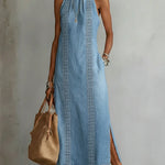 Tilly Retro Lace Denim Dress - view 3