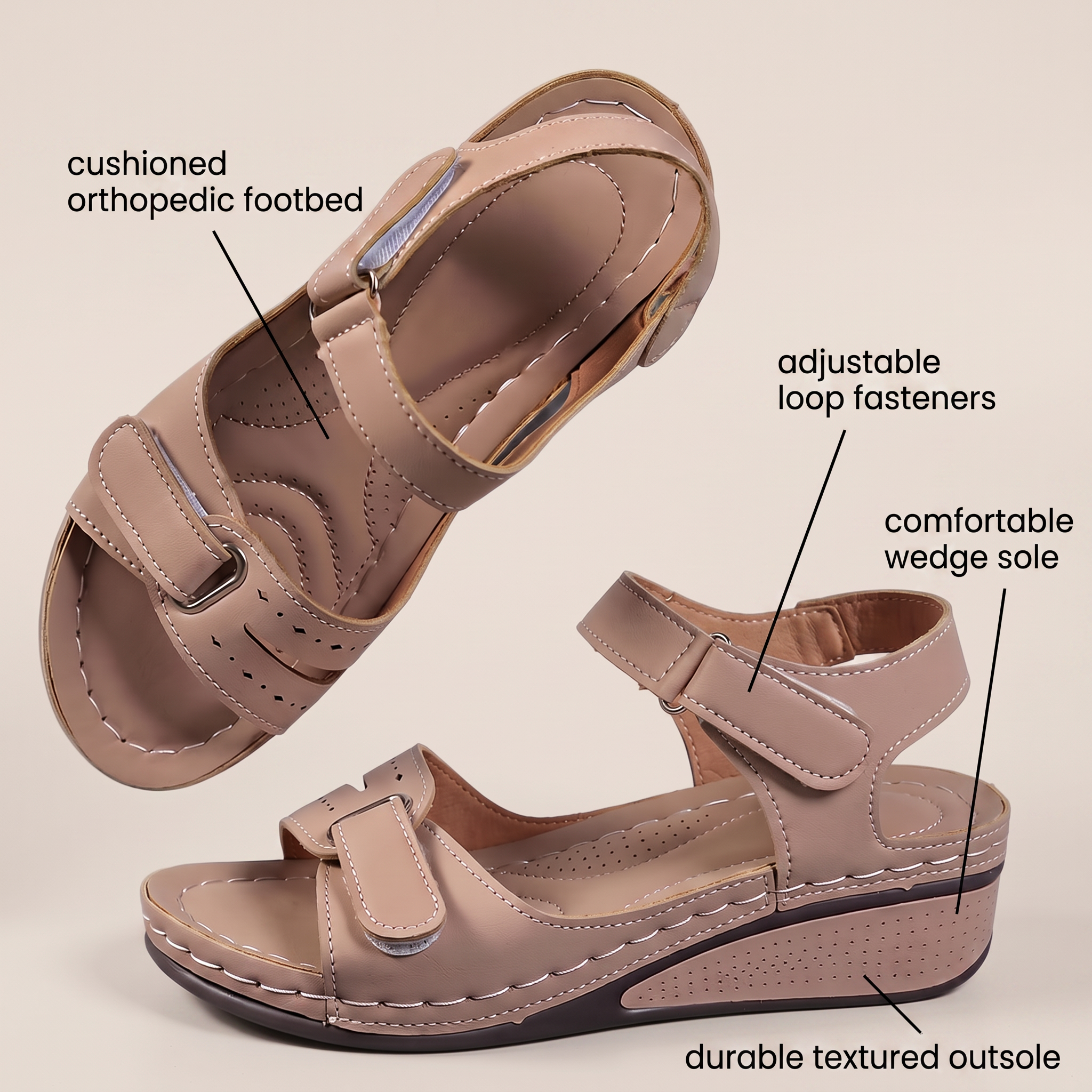 Belinda Comfort Step Sandals - view 11