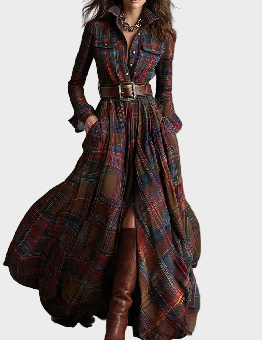 Bernadette Classic Elegant Shirt Dress