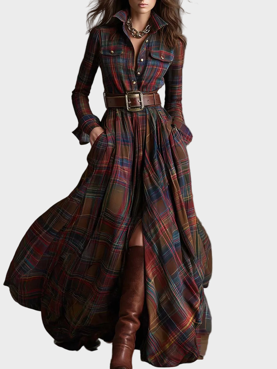 Bernadette Classic Elegant Shirt Dress