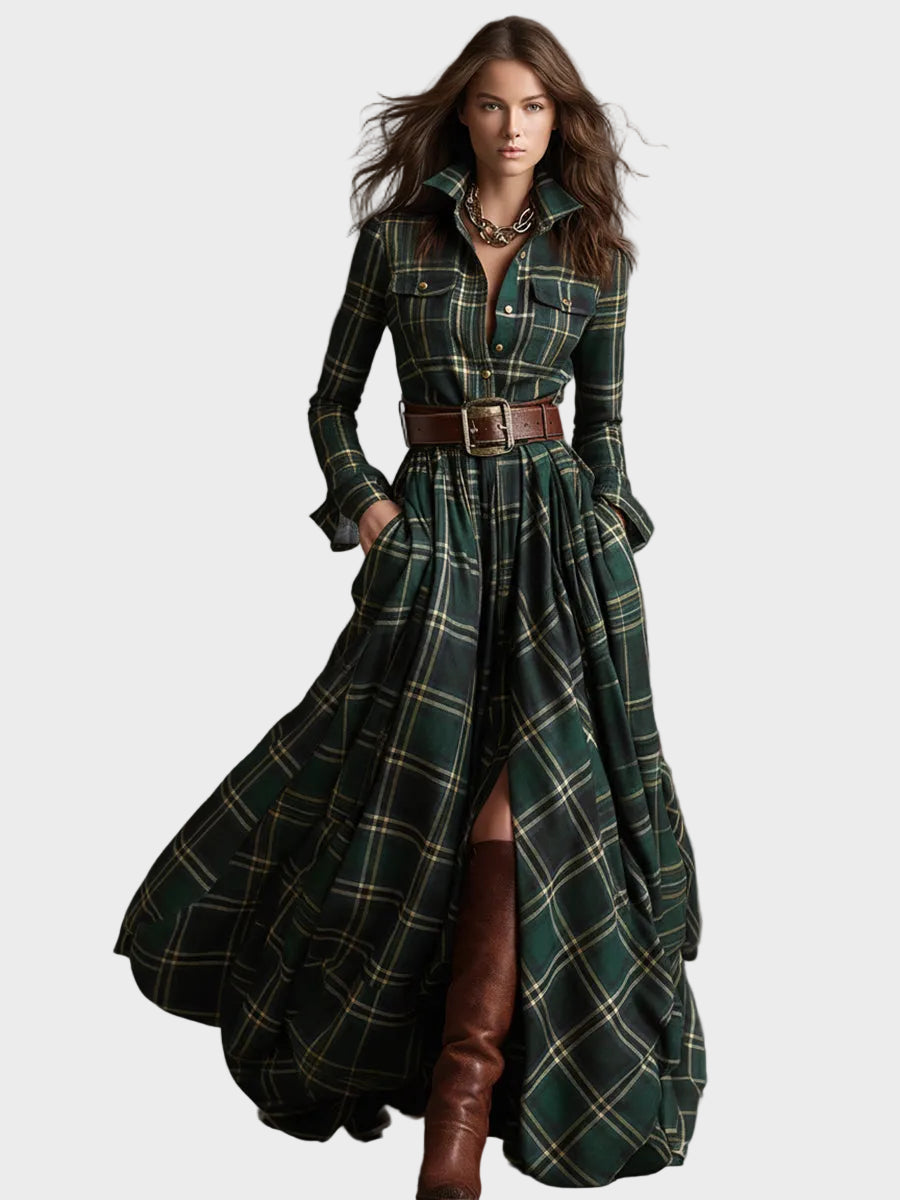 Bernadette Classic Elegant Shirt Dress - view 10