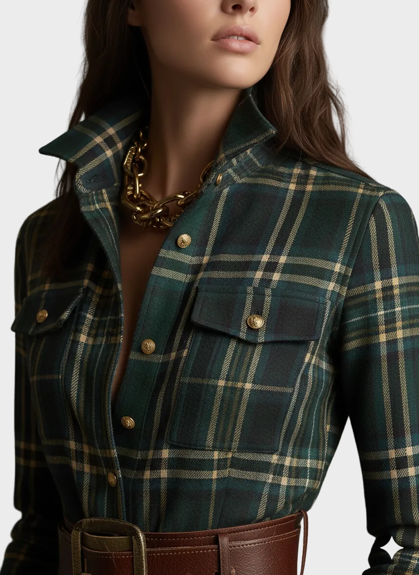 Bernadette Classic Elegant Shirt Dress - view 11
