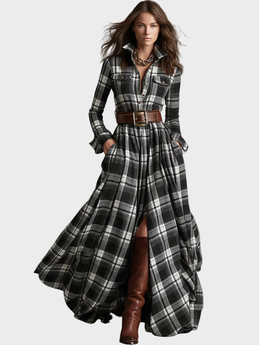 Bernadette Classic Elegant Shirt Dress - view 12