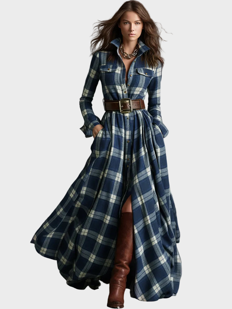 Bernadette Classic Elegant Shirt Dress - view 13