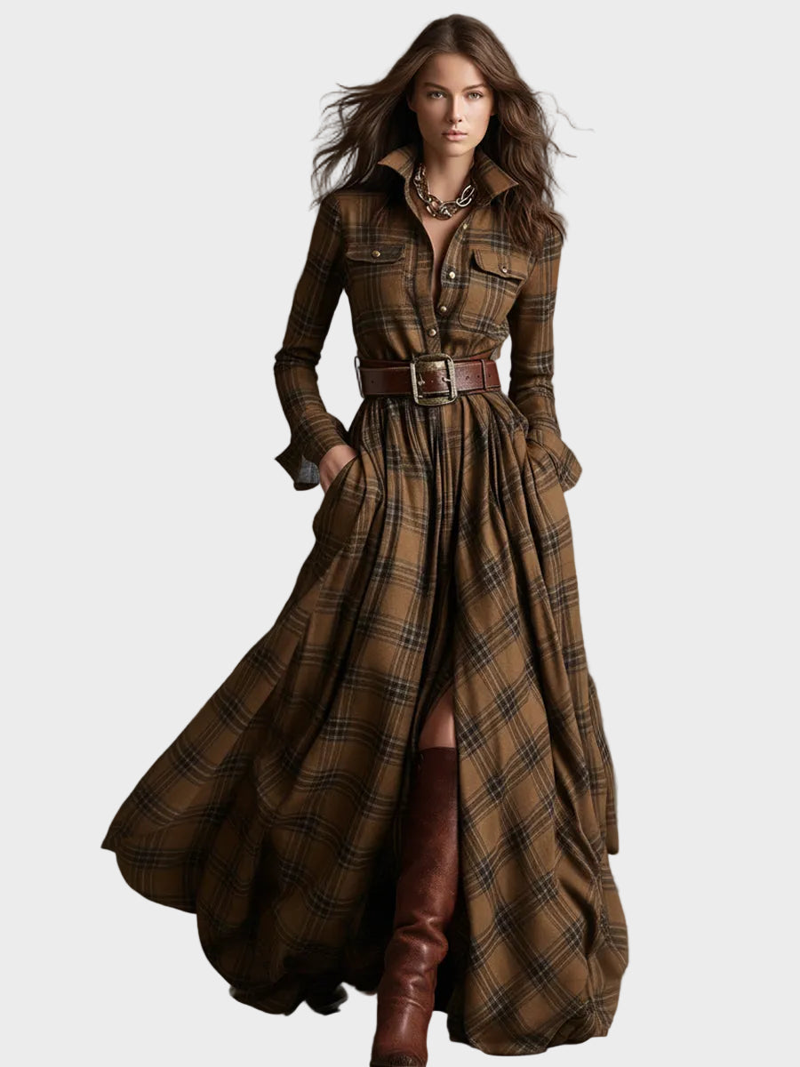 Bernadette Classic Elegant Shirt Dress - view 14