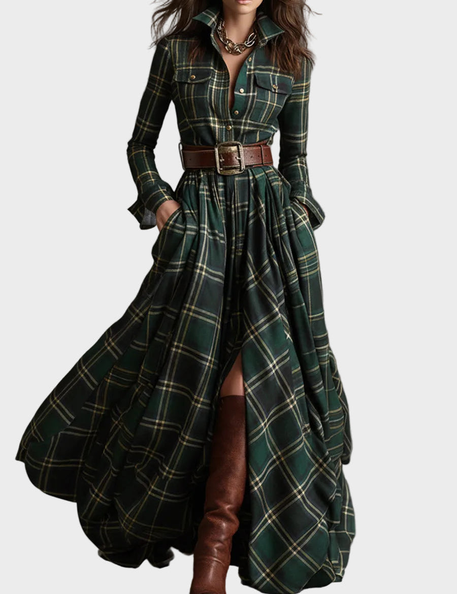 Bernadette Classic Elegant Shirt Dress - view 2