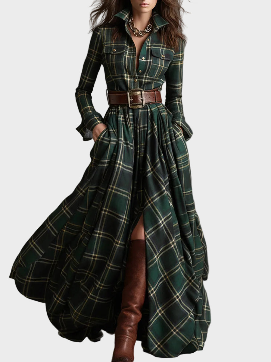 Bernadette Classic Elegant Shirt Dress - view 2