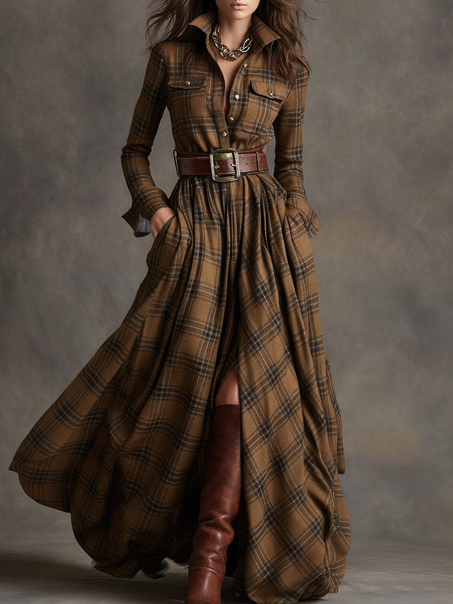 Bernadette Classic Elegant Shirt Dress - view 3