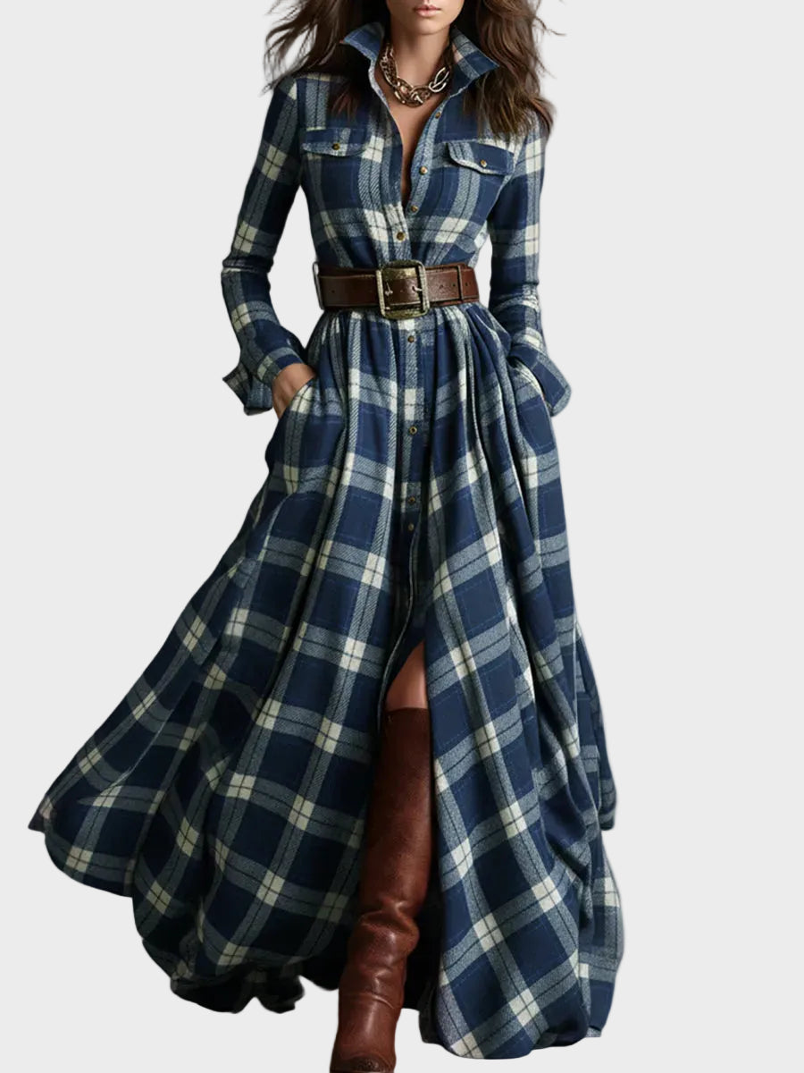 Bernadette Classic Elegant Shirt Dress - view 4
