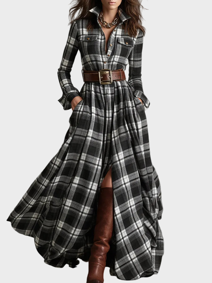 Bernadette Classic Elegant Shirt Dress - view 5