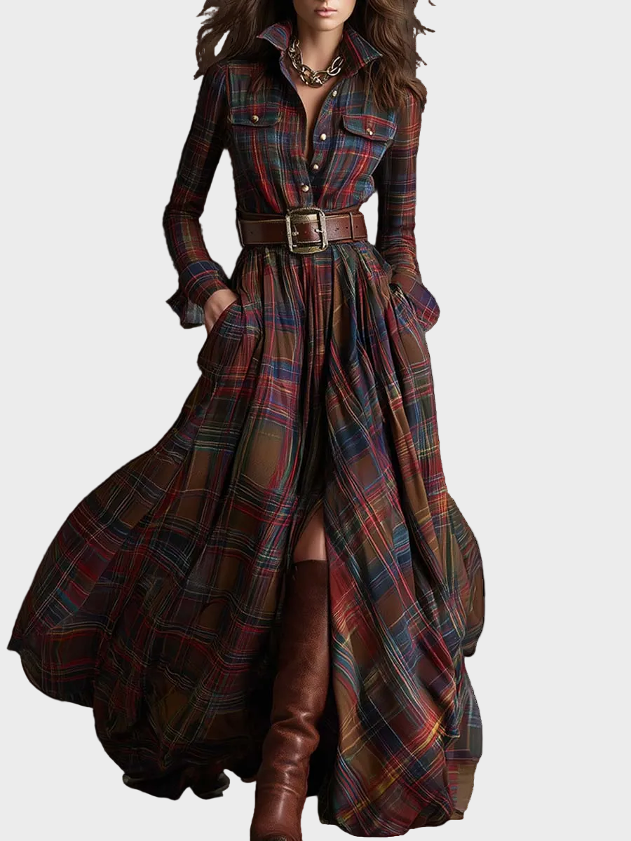 Bernadette Classic Elegant Shirt Dress - view 6
