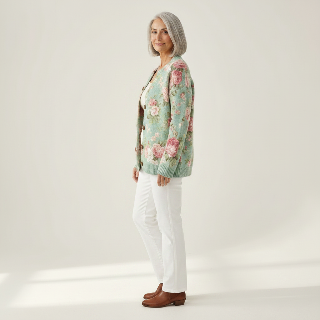 Bonnie Floral Autumn Cardigan - view 2