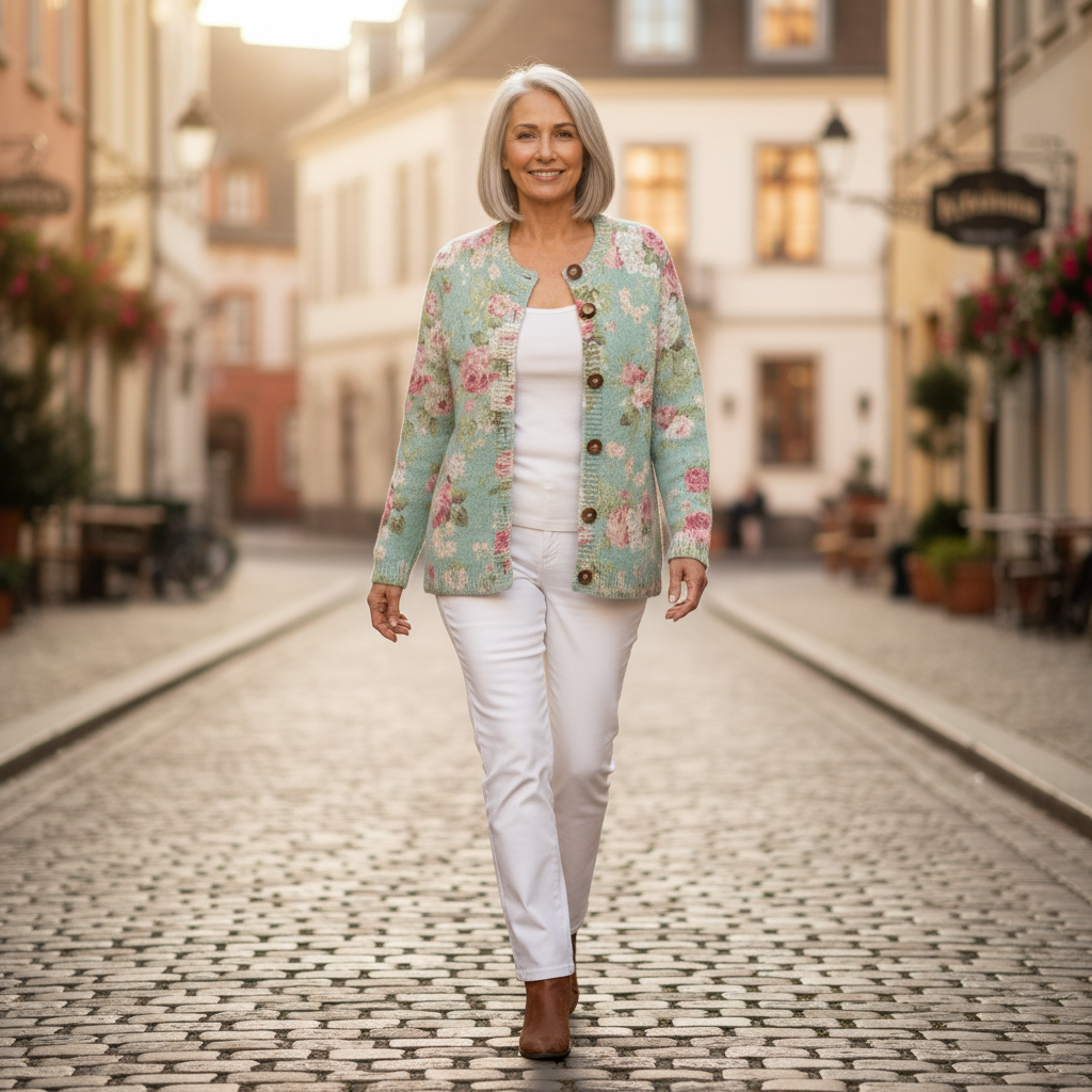 Bonnie Floral Autumn Cardigan - view 4