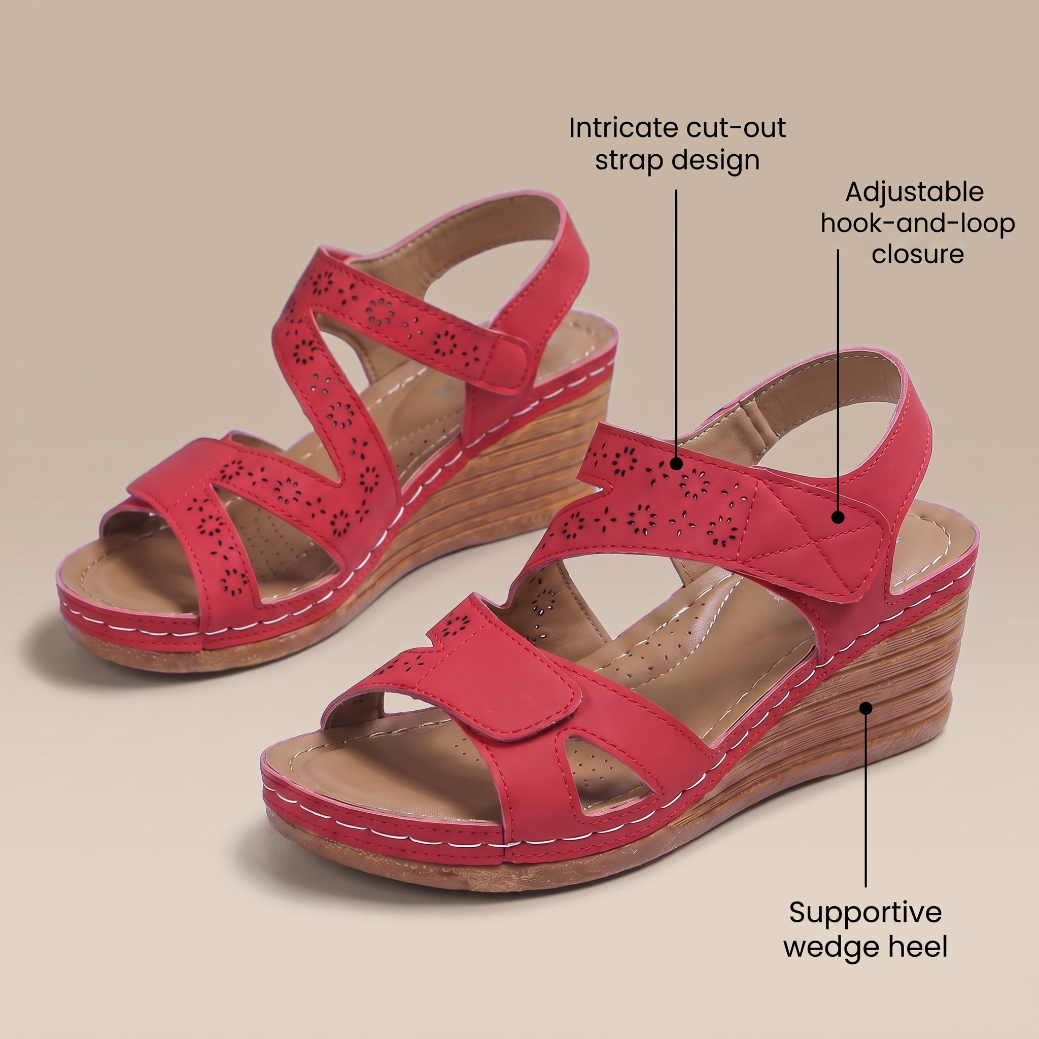 Bronwen Wedge Sandals - view 9