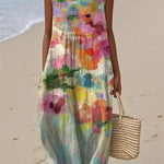 Mirte Versatile, Multicoloured Midi Dress, front view