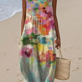 Mirte Versatile, Multicoloured Midi Dress, front view