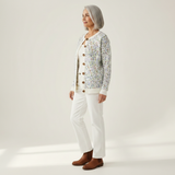 Catherine Floral Pattern Printed Buttoned Cardigan - view 2
