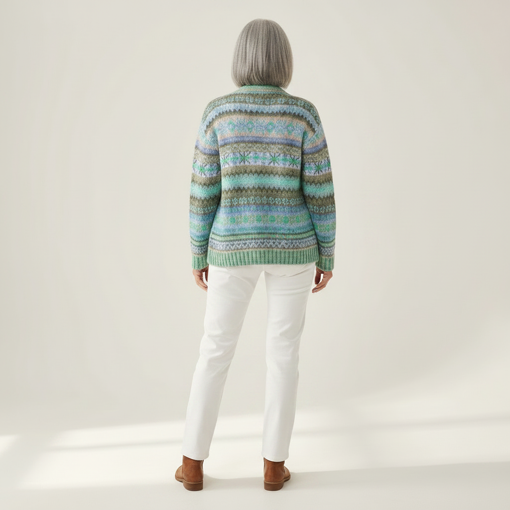 Clara Floral Autumn Cardigan - view 3