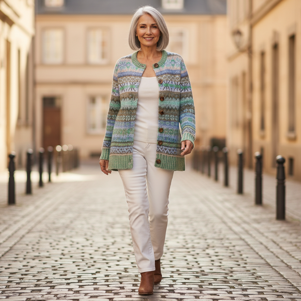 Clara Floral Autumn Cardigan - view 4