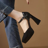 Constance Elegant Court Shoes with Ankle Strap
