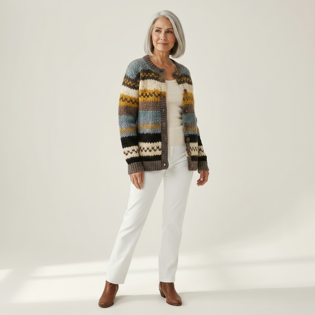 Daisy Floral Autumn Cardigan - view 2