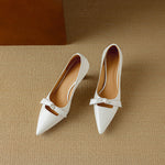 Edith Elegant Pumps with Bow Detail