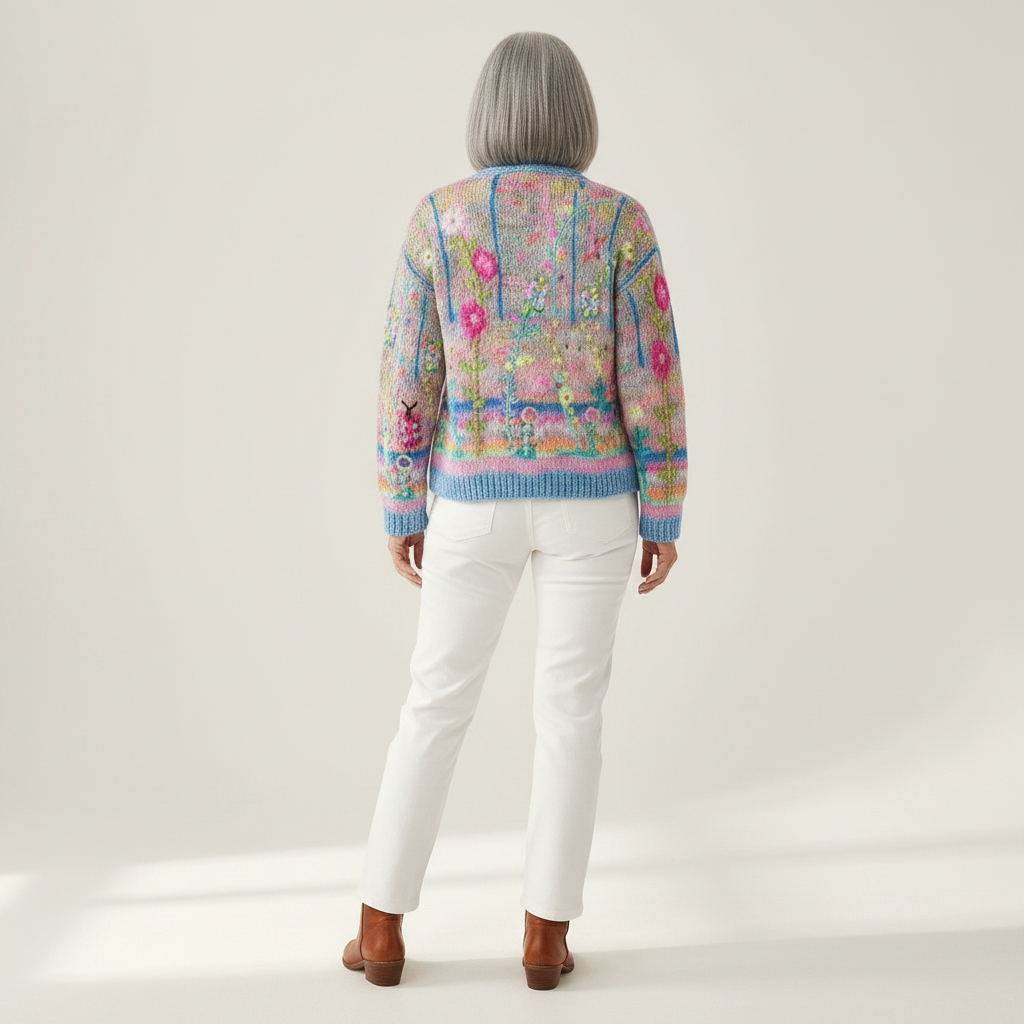 Elodie Floral Autumn Cardigan - view 3