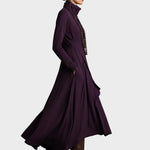 Eunice Asymmetric Knitted Maxi Dress with Roll Neck - view 8