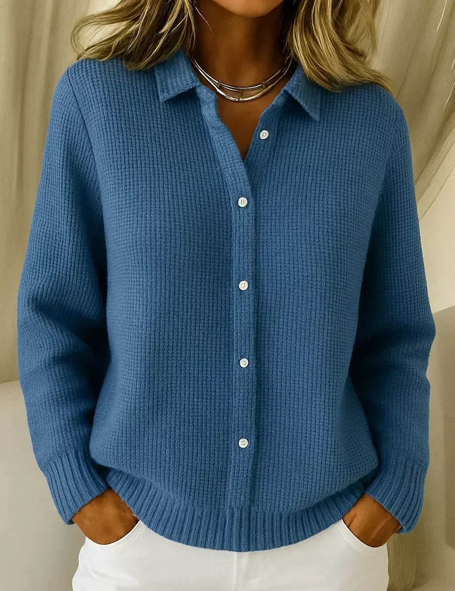 Katrina Textured Knitted Button Cardigan - view 3