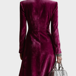 Felicity Velvet Blazer Maxi Dress - view 4