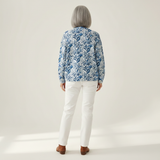 Florence Floral Pattern Print Buttoned Cardigan - view 3